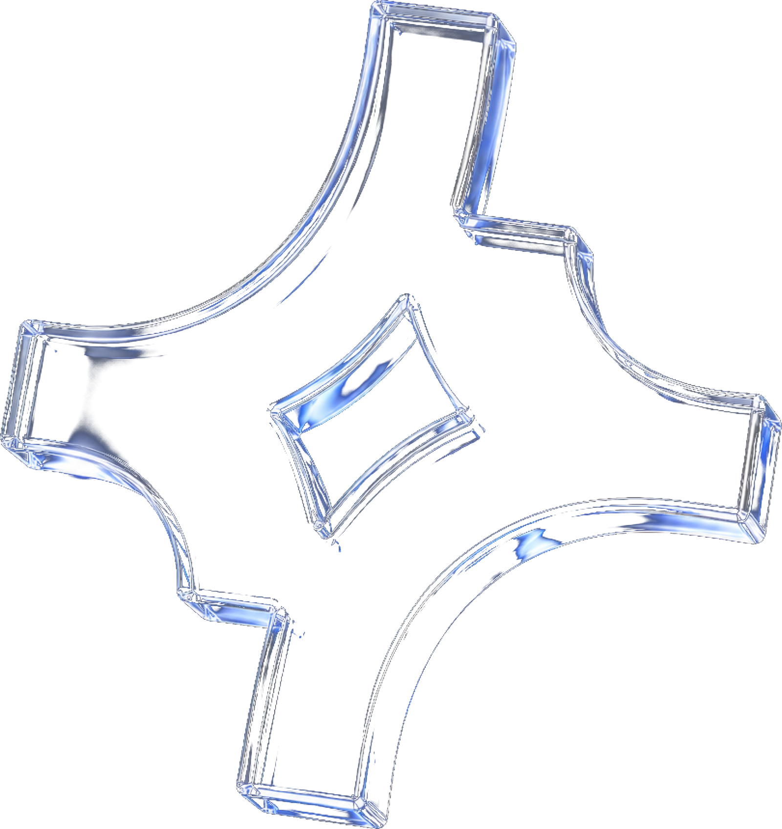 LNZ. Liquid Glass Logo